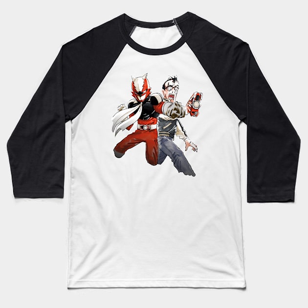 Go Fox Yourself! Baseball T-Shirt by TheImmortalRedFox